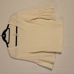 Anthropologie Shirred Blouse